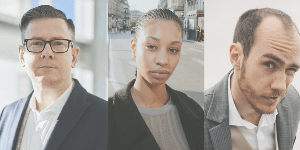 portrait armocromie faible visage homme et femme le labo opticiens lunetiers